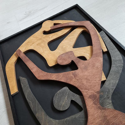 Υπηρεσιακή διακόσμηση Αναβάθμιση Ξύλινο τοίχο κρεμασμένο δωρεά ενυδάτωσης ανθρώπινο ξύλο κάθετη τοιχογραφία