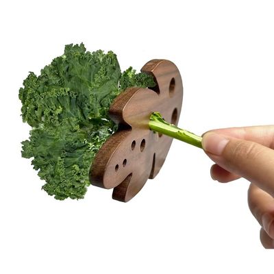 OEM/ODM Δικαιούμενος απολέκτης βοτάνων μπαμπού για την απομάκρυνση καλαμποκιού, χάρδου και λαχανικών 8 τρύπες