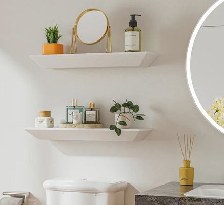 Y Mail Packaging Σύγχρονο Custom Logo Σετ από 2 τοιχοθετημένα πλωτά ράφια για τοιχογραφία