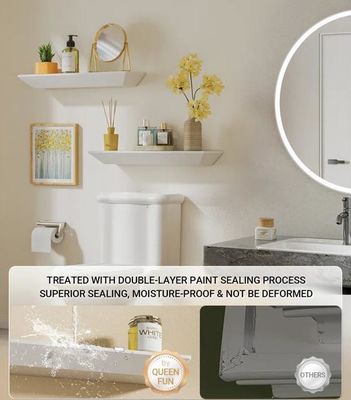 Y Mail Packaging Σύγχρονο Custom Logo Σετ από 2 τοιχοθετημένα πλωτά ράφια για τοιχογραφία