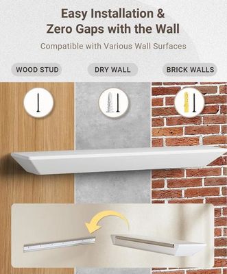 Y Mail Packaging Σύγχρονο Custom Logo Σετ από 2 τοιχοθετημένα πλωτά ράφια για τοιχογραφία