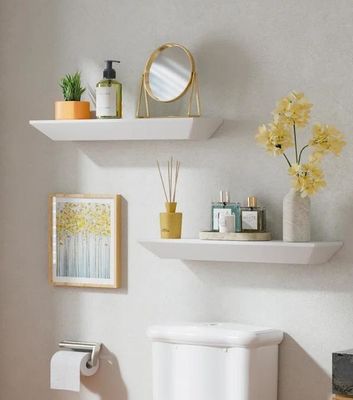 Y Mail Packaging Σύγχρονο Custom Logo Σετ από 2 τοιχοθετημένα πλωτά ράφια για τοιχογραφία