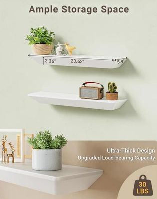 Y Mail Packaging Σύγχρονο Custom Logo Σετ από 2 τοιχοθετημένα πλωτά ράφια για τοιχογραφία