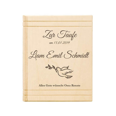 Αποταμιεύστε χρήματα και το περιβάλλον με το μπαμπού ξύλινο κουτί πρόκλησης αποταμιεύσεων μετρητών