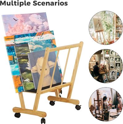 202406 ξύλινο μεγάλο ράφι εκτύπωσης με κυλινδρικές στροφές Προσαρμοσμένο λογότυπο Δείκτης και αποθήκευση μπάνιου