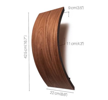 Λειτουργικό σχέδιο ξύλινο ράφι πετσέτας με προσαρμοσμένο λογότυπο και πολυλειτουργικό σχεδιασμό