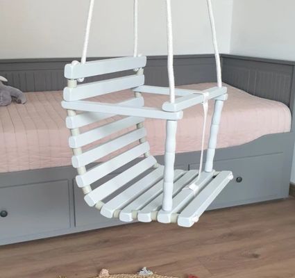 Χρηματοδοτική λειτουργία Προσαρμοσμένη εξατομικευμένη χειροποίητη κούνια από ξύλο για εξωτερικούς και εσωτερικούς χώρους