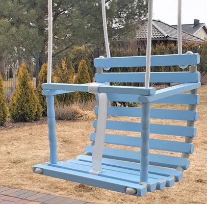 Χρηματοδοτική λειτουργία Προσαρμοσμένη εξατομικευμένη χειροποίητη κούνια από ξύλο για εξωτερικούς και εσωτερικούς χώρους