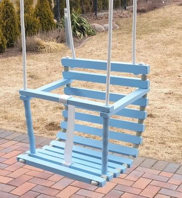 Χρηματοδοτική λειτουργία Προσαρμοσμένη εξατομικευμένη χειροποίητη κούνια από ξύλο για εξωτερικούς και εσωτερικούς χώρους