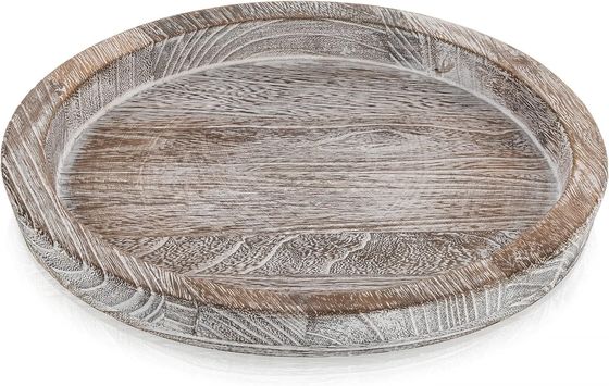 Ρωστικό Ash Tealight Post Tray Μικρό αγροτικό τραπέζι Κέντρο με προσαρμοσμένο λογότυπο