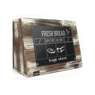 Χειροποίητος οργανωτής τραπεζιού για ψωμί ξύλινο απλό χρώμα ή ως χρώμα σας οικιακά αντικείμενα