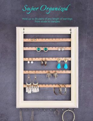 Μη αναδιπλούμενο ράφιο Κρατητής σκουλαρίκου Επεξεργαστήριο για τα κοσμήματα με βραχιόλι Κρατητής κολιέ και ραβδί