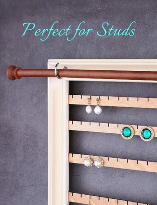 Μη αναδιπλούμενο ράφιο Κρατητής σκουλαρίκου Επεξεργαστήριο για τα κοσμήματα με βραχιόλι Κρατητής κολιέ και ραβδί