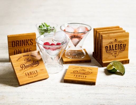 Ονοματεπώνυμοι με προαιρετικό λαβήρα από μπαμπού, βουκιού, καρυδιού, βελανιδίου ή πεύκου