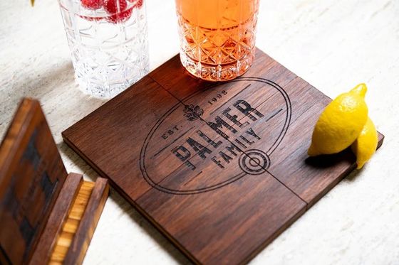 Ονοματεπώνυμοι με προαιρετικό λαβήρα από μπαμπού, βουκιού, καρυδιού, βελανιδίου ή πεύκου