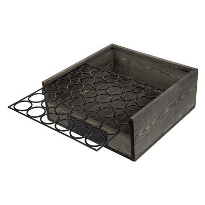 OEM ODM Δέχεται ξύλινο/μύλο ξύλινο κάλυμμα αυγών με μεταλλικό κουτί αποθήκευσης ξύλινα κιβώτια