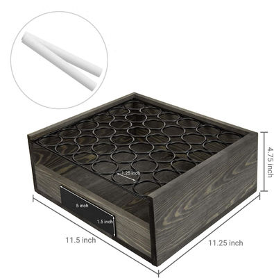 OEM ODM Δέχεται ξύλινο/μύλο ξύλινο κάλυμμα αυγών με μεταλλικό κουτί αποθήκευσης ξύλινα κιβώτια