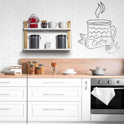 Σπίτι Έπιπλα 2 στρώσεων Σύγχρονα ρουστικιστικά πλωτά συρτάρια τοίχου με σχεδιασμό τοίχου