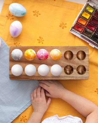 Σκληρό ξύλινο κουτί αυγών ξύλινο δίσκο για αυγά Προσαρμοσμένα σχέδια και προσαρμοσμένη μάρκα