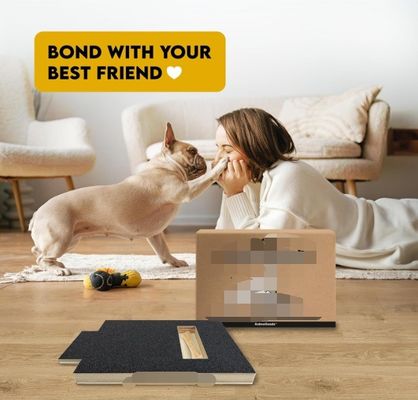 OEM σκυλί γρατζουνάκι με κουτί γλυκό σκυλί νυχίλι γρατζουνάκι σανίδας με λαβή γάτα γρατζουνάκι σανίδας