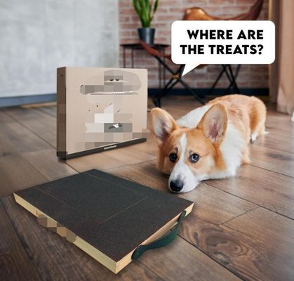 OEM σκυλί γρατζουνάκι με κουτί γλυκό σκυλί νυχίλι γρατζουνάκι σανίδας με λαβή γάτα γρατζουνάκι σανίδας