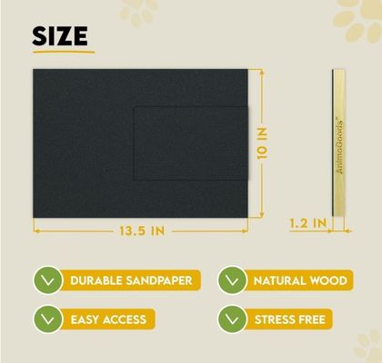 OEM σκυλί γρατζουνάκι με κουτί γλυκό σκυλί νυχίλι γρατζουνάκι σανίδας με λαβή γάτα γρατζουνάκι σανίδας