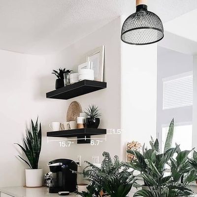 Συσκευή ταχυδρομικής αποστολής 2 ξύλινα πλωτά ράφια για εξαιρετική διακόσμηση σπιτιού