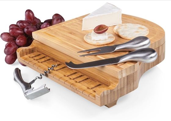 BAMBOO Cheese Board Knife Set κομψό σχεδιασμό για τεμάχια κοπής και πλαίσια ζαχαροπλαστικής