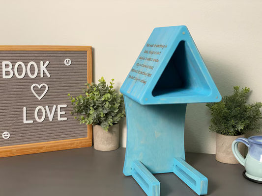 Εύκολοι κάτοχοι αποθήκευσης ράφια εκτύπωση με μεταξοειδή οθόνη βιβλιοθήκη κάτοχος σελίδας για βιβλία