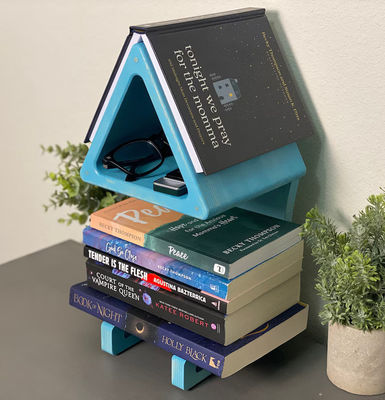 Εύκολοι κάτοχοι αποθήκευσης ράφια εκτύπωση με μεταξοειδή οθόνη βιβλιοθήκη κάτοχος σελίδας για βιβλία