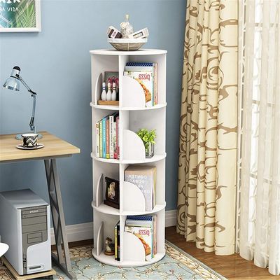 Προσαρμοσμένο λογότυπο Πολυχρωματικό 360 μοίρες περιστρεφόμενο βιβλιοθήκη για την αποθήκευση παιδικών βιβλίων