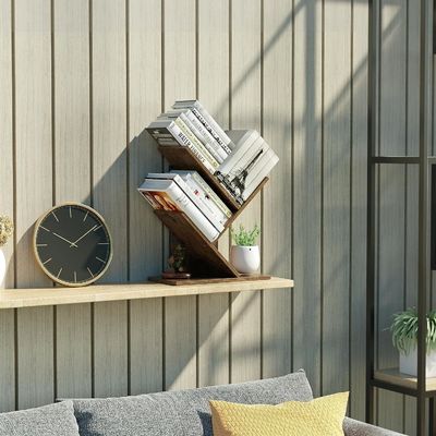 Τύπος εγκατάστασης ράφους Στάσιμος τύπος για βιβλία περιοδικά CD ξύλινα ράφια αποθήκευσης