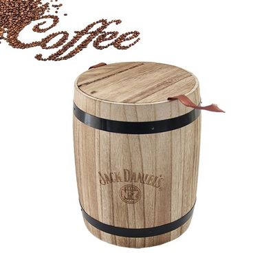 Ξύλινο βαρέλι σε απλό χρώμα ή προσαρμοσμένο χρώμα για συσκευασία και προσαρμοσμένη διακόσμηση μπαρ