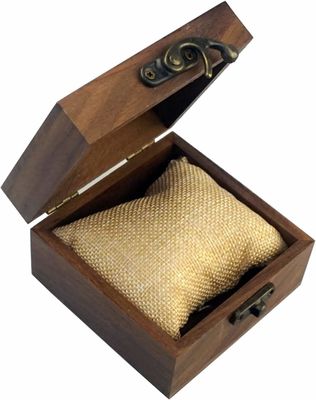 Υψηλή λάμψη ορθογώνιο ξύλο καρυδιάς Κοσμήματα ρολόι ξύλινο κουτί δώρων με προσαρμοσμένο λογότυπο