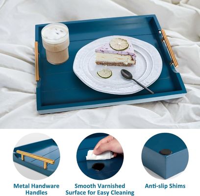 Ενέσιμο ξύλινο δίσκο με απλό χρώμα ή εξατομικευμένο μεγάλο οθωμανικό δίσκο με 4 υποστρώματα