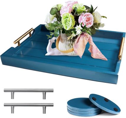 Ενέσιμο ξύλινο δίσκο με απλό χρώμα ή εξατομικευμένο μεγάλο οθωμανικό δίσκο με 4 υποστρώματα