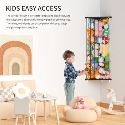 Οικιακή διακόσμηση ράφι Τυπική γωνία Γεμισμένα ζώα Αποθήκευση για βρεφική αίθουσα παιχνιδιών κρεβατοκάμαρα
