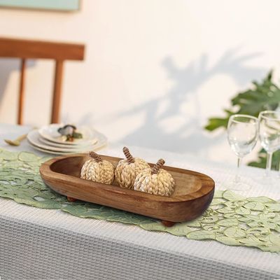 Προσαρμοσμένο λογότυπο Δικαιούμενο στρογγυλό ΚΟΣΛΙΚΟ ΣΕΤ για αγροτικό σπίτι Ρουστικό καφέ διακοσμητικά μπολ