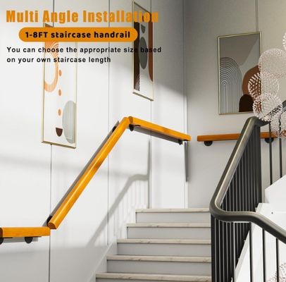 Ασφάλεια εσωτερικών σκάλων Αδιάβροχο κάγκελο 3ft πεύκη χειροπέδες ως το αίτημά σας πλήρες κιτ