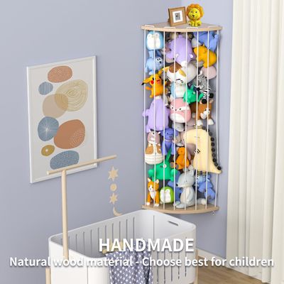 Στέλαιο αποθήκευσης ζώων με κλουβί οργανωτή ξύλου