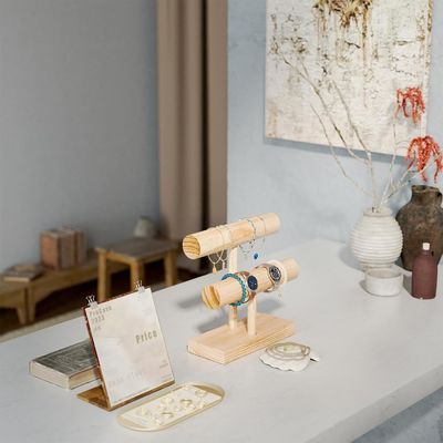 Αναβαθμίστε την οθόνη βραχιόλι σας με το Custom T-bar Bangle Storage Rack και Οργανωτή