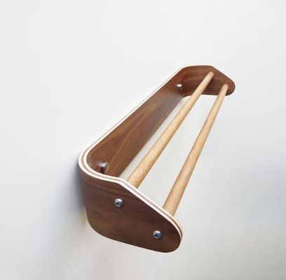 Προσαρμοσμένη ξύλινη διπλή μπάρα πετσέτας σύγχρονο ράφι πετσέτας μπάνιου με τοίχο ξύλινο ράφι