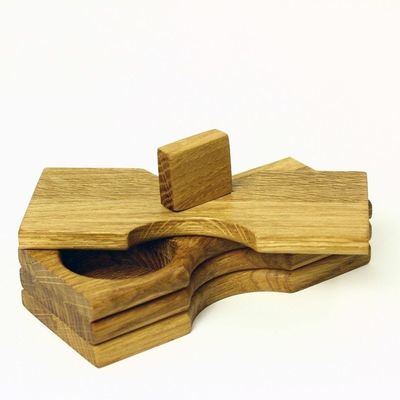 Προσαρμοσμένο βάζο μπαχαρικών με σχήμα υψηλής χωρητικότητας ξύλινο κουτί συσκευασίας μπαχαρικών