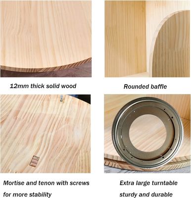 3-5 Τα επίπεδα των παιδιών περιστρεφόμενο βιβλιοθήκη για γενικό σε λευκό σαλόνι βιβλιοθήκη