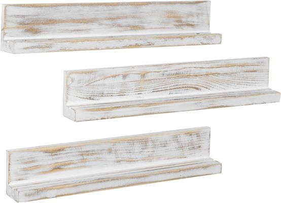 Στον τοίχο λευκό πλυμένο στερεό ξύλο Challenge Coin Holder Τρία στρώματα ξύλινη χειροτεχνία