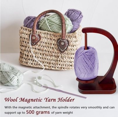 Μηχανισμός στροβιλισμού μαγνητικού μετάλλου Στροβιλιστής ξύλινου νήματος για πλέξιμο και κροσέ