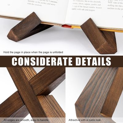 Χωρίς κόπο οργάνωση συνταγών με το στερεό ξύλο μας συνταγή βιβλιοθηκάρι κάψιμο εκτύπωση