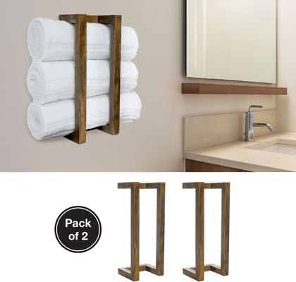 202405 Κρεβάτι για πετσέτες από ξύλο Προσαρμοσμένο στις προτιμήσεις σας