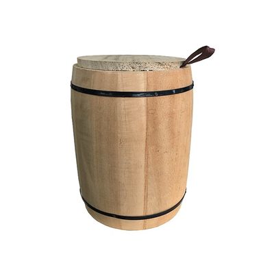 Προσαρμοσμένο λογότυπο αποδεκτό 12.5x16cm Paulownia ξύλινο βαρέλι για τους πελάτες σας