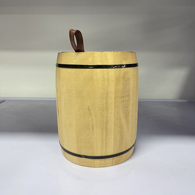 Προσαρμοσμένο λογότυπο αποδεκτό 12.5x16cm Paulownia ξύλινο βαρέλι για τους πελάτες σας